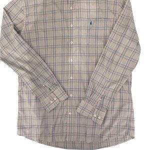 Johnnie -O Men's Multicolor Plaid Shirt. Sz XL